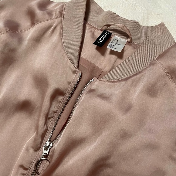 H&M Silky Pink Jacket Women’s 10 - Picture 8 of 10